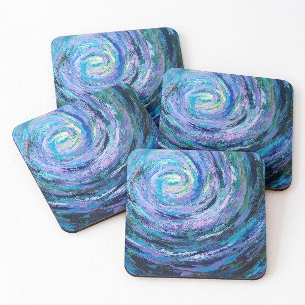 Item preview, Irradiar, arte abstracto del agua de Courtney Hatcher designed and sold by cghatcherart.