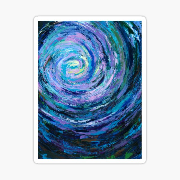 Item preview, Radiate, Abstract Water Art by Courtney Hatcher designed and sold by cghatcherart.