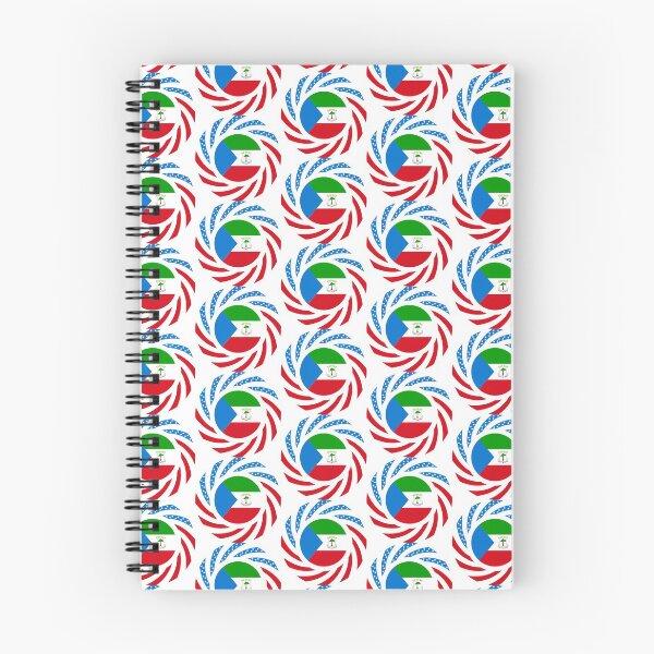 Item preview, Equatoguinean American Multinational Patriot Flag Series designed and sold by Carbon-Fibre Media.