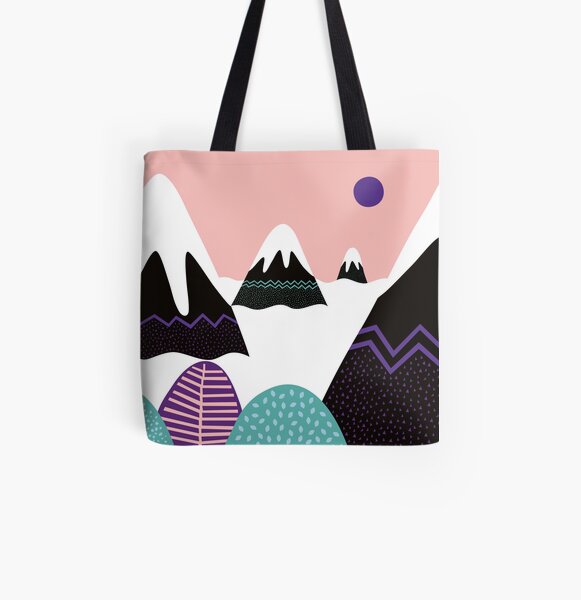 Fantasy Landscape All Over Print Tote Bag