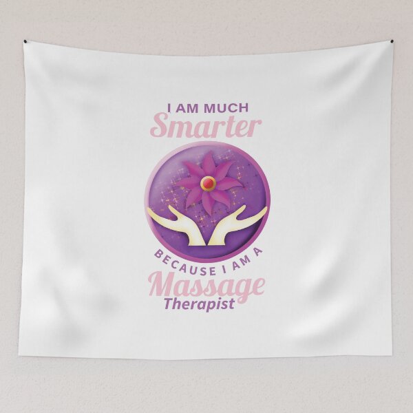 Item preview, I Am Much Smarter, Because I Am A Massage Therapist designed and sold by AscendMerch.