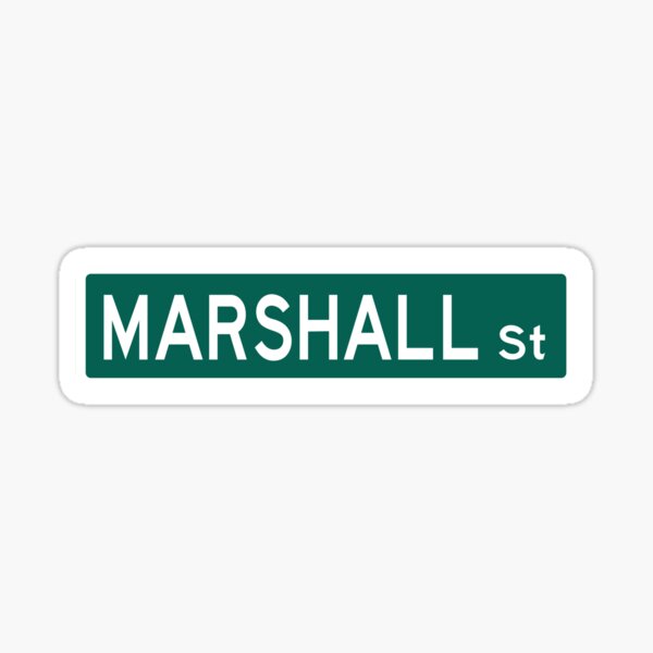 Marshall St. - Syracuse U Sticker