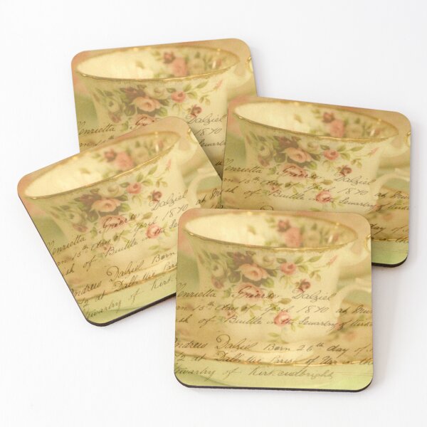 Item preview, Antique Writing with Teacup designed and sold by RachelAlbang.