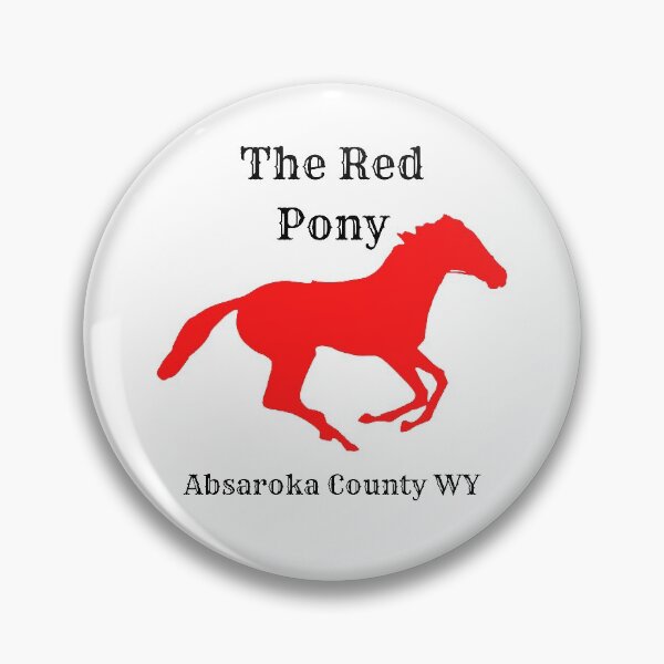 Item preview, The Red Pony Absaroka County  designed and sold by Queen City  Craftworks.