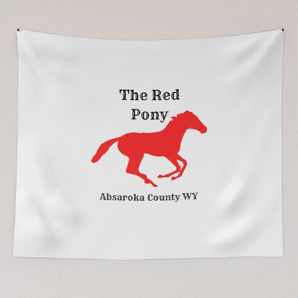 Item preview, The Red Pony Absaroka County  designed and sold by Queen City  Craftworks.