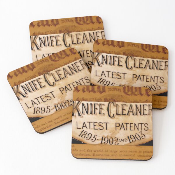 Item preview, Antique Collage of Knife Cleaner Sign on Old Newspaper designed and sold by RachelAlbang.