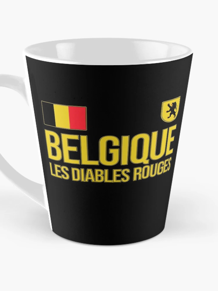 Thumbnail 3 of 4, Coffee Mug, Belgique Les Diables Rouges Belgium Support designed and sold by Sardine Designs.