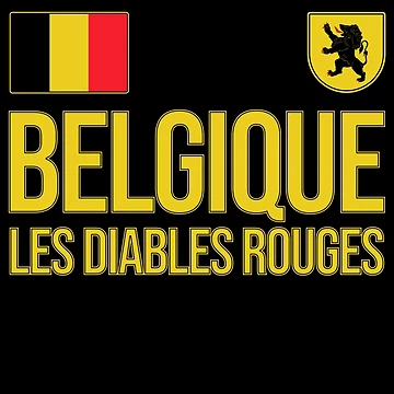Artwork thumbnail, Belgique Les Diables Rouges Belgium Support by Sardine Designs