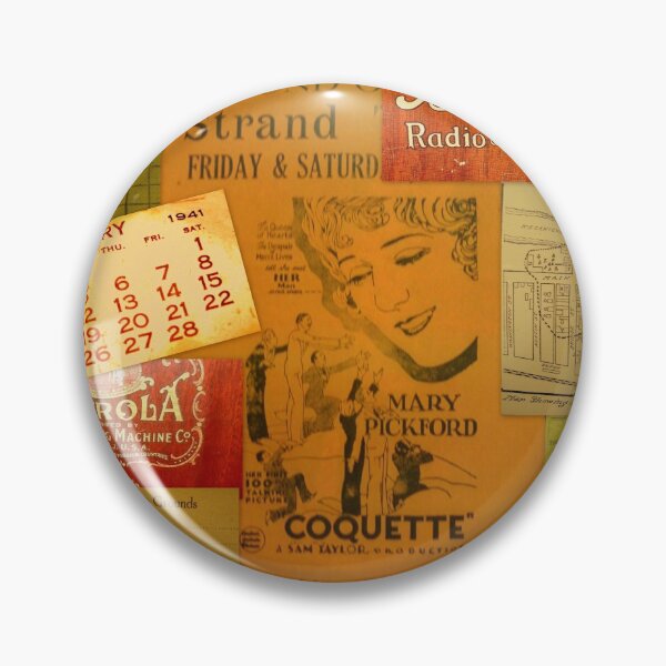 Item preview, Antique Collage with Mary Pickford designed and sold by RachelAlbang.