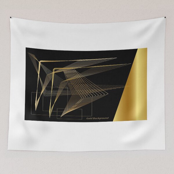 Item preview, Abstract background. Golden line wave. Luxury style. Vector illustration. designed and sold by Andres Pro Art.