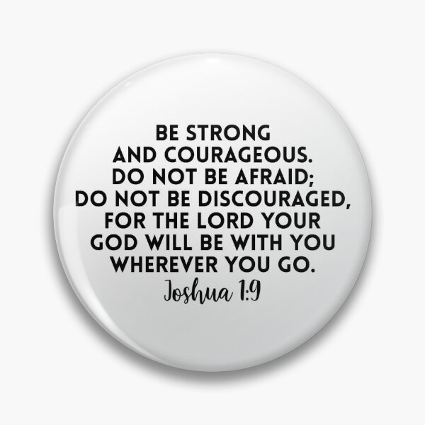 Item preview, Joshua 1:9 Do Not Be Discouraged designed and sold by cas’ curio.