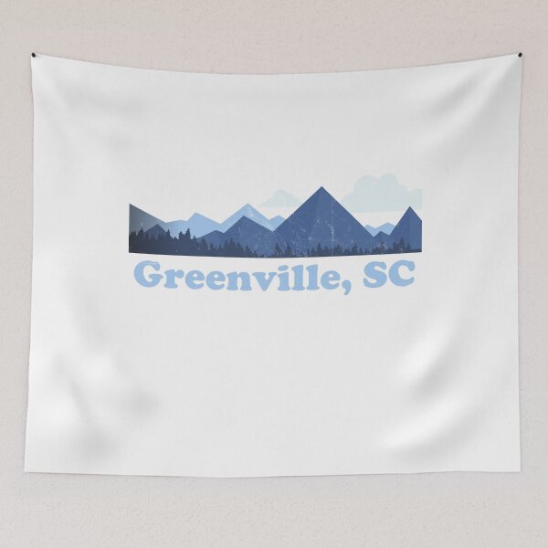 Item preview, Greenville South Carolina - Blue Ridge Mountains designed and sold by palmettodigital.