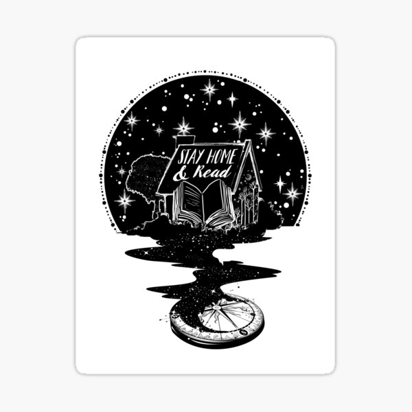 Item preview, Stay Home & Read designed and sold by eviebookish.
