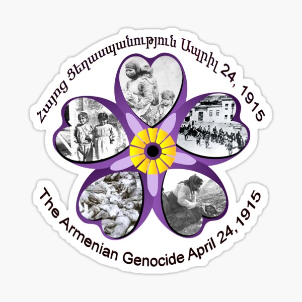 The Armenian Genocide Հայոց ցեղասպանություն Sticker