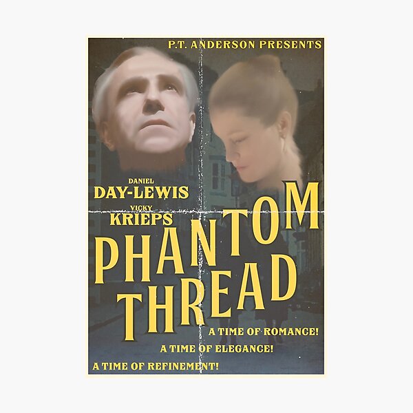 Phantom Thread retro 50’s poster Photographic Print