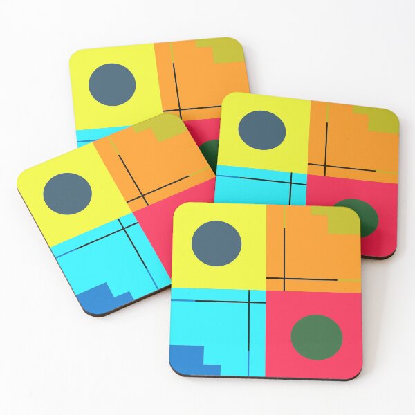 Item preview, Illustration Seventies Pop fluorescent designed and sold by Carré Comme Orange.