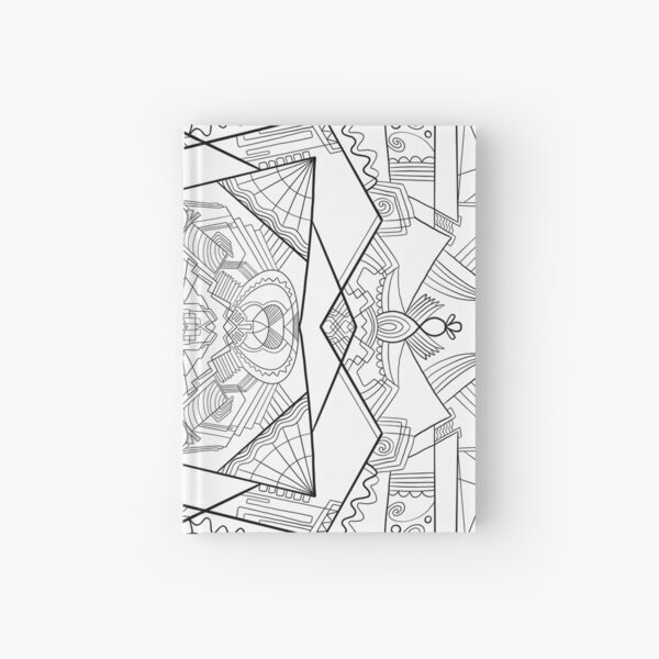 Abstract Shapes Coloring Art - Doodle Art Alley Hardcover Journal