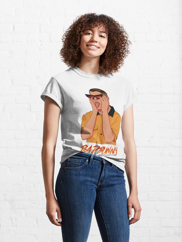 Vista alternativa de Camiseta clásica el conejo malo
