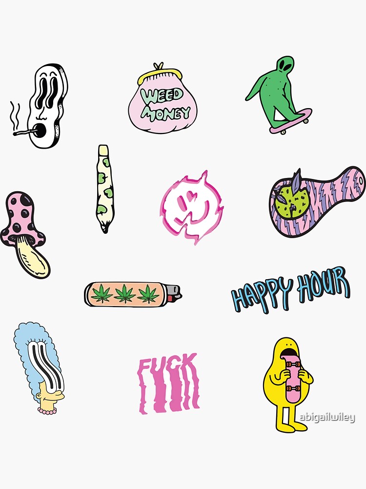 Trippy Sticker Pack by abigailwiley