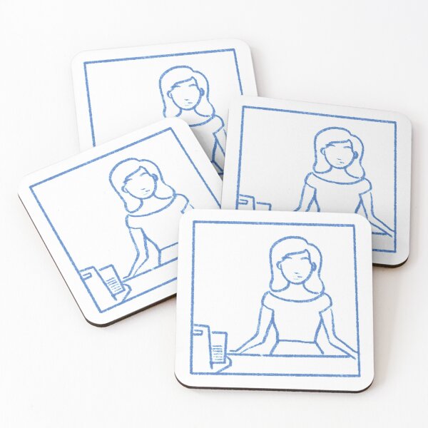 Artikelvorschau, Schreiben Sie Ihre eigene Bildunterschrift Comic-Illustration - Shop Girl entworfen und verkauft von Designwebjae.