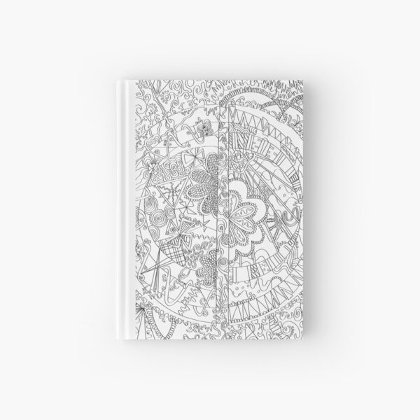 Abstract Coloring Art - Doodle Art Alley Hardcover Journal