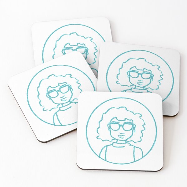 Item preview, Curly hair and glasses - Write your own caption comic illustration designed and sold by Designwebjae.