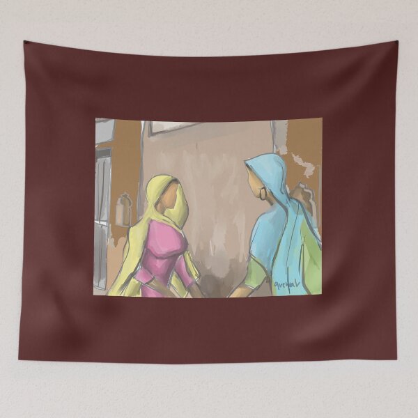 Item preview, Punjabi village girls 2 designed and sold by Sukhpal Grewal Ethnic Art.