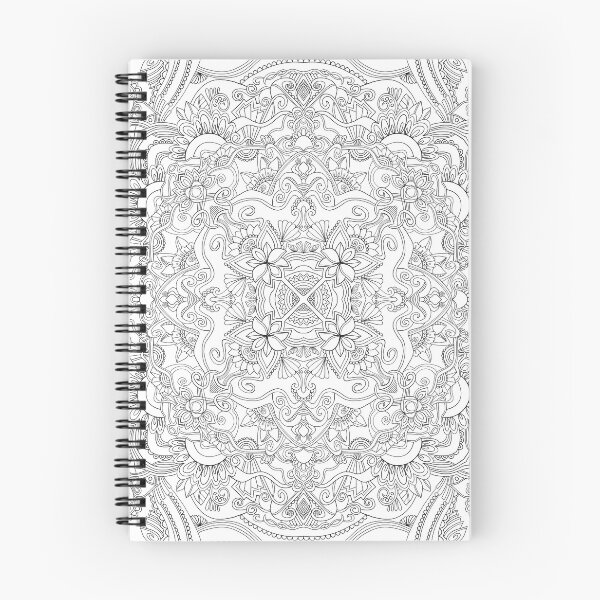 Item preview, Flower Coloring Art - Doodle Art Alley designed and sold by DoodleArtAlley.
