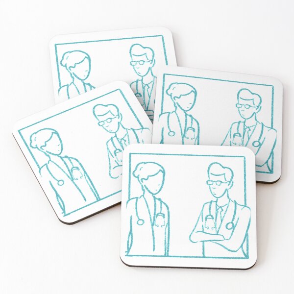 Artikelvorschau, Schreiben Sie Ihre eigene Bildunterschrift Comic Illustration - Doktor Krankenschwester entworfen und verkauft von Designwebjae.