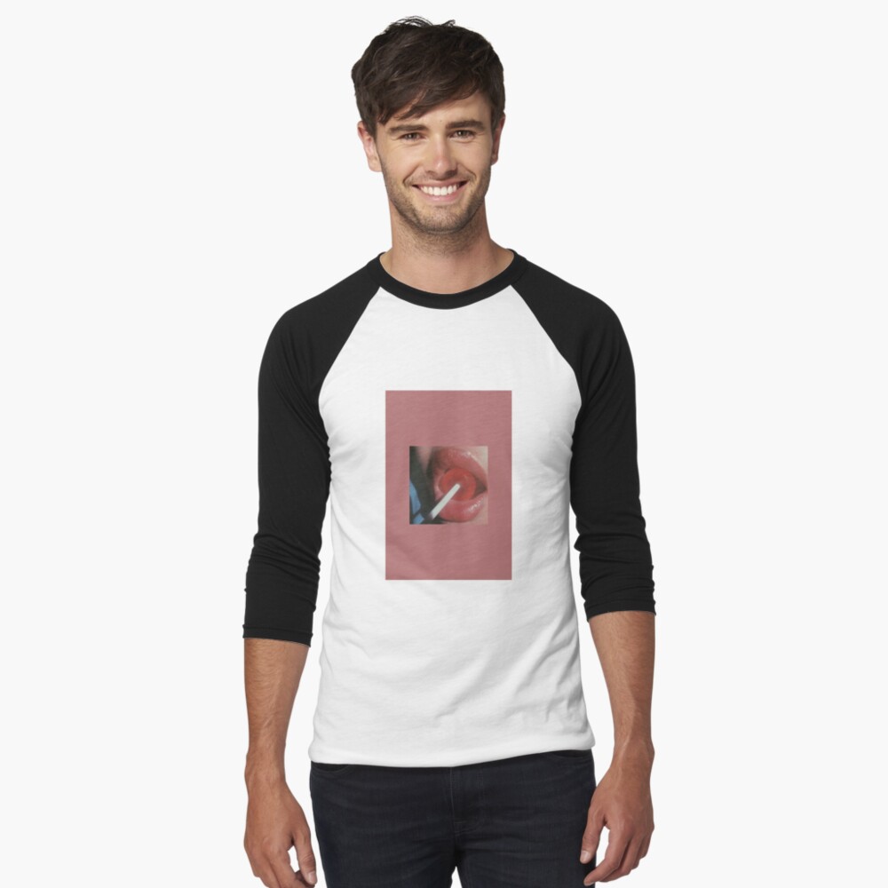 baseball lips t shirt