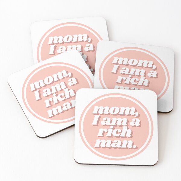 Item preview, Mom I Am a Rich Man Cher Quote Peach designed and sold by Moira Gervay.