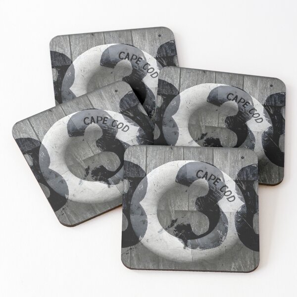 Item preview, Black and White Collage of Cape Cod Buoy designed and sold by RachelAlbang.