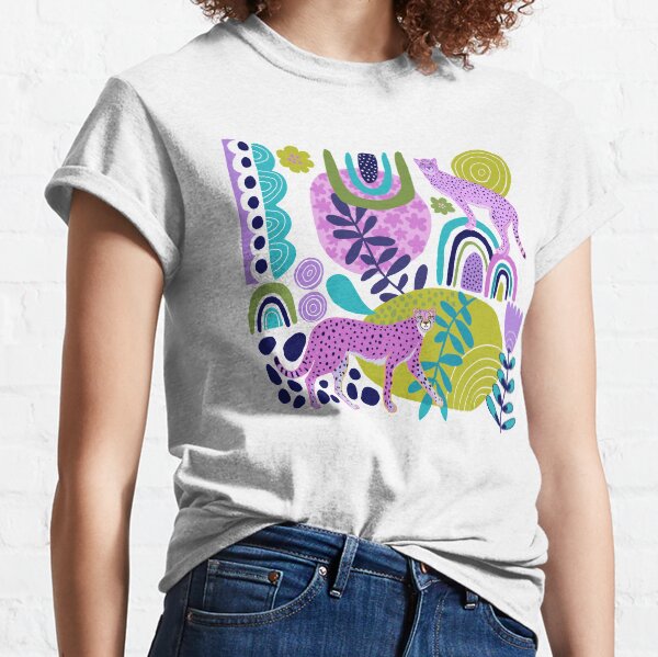 Two Pink Cheetahs Classic T-Shirt