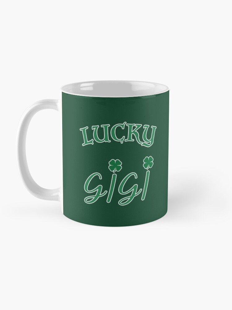 Thumbnail 3 of 6, Coffee Mug, Lucky Gigi St Patrick Day Grandma Shamrock gift. designed and sold by maxxexchange.