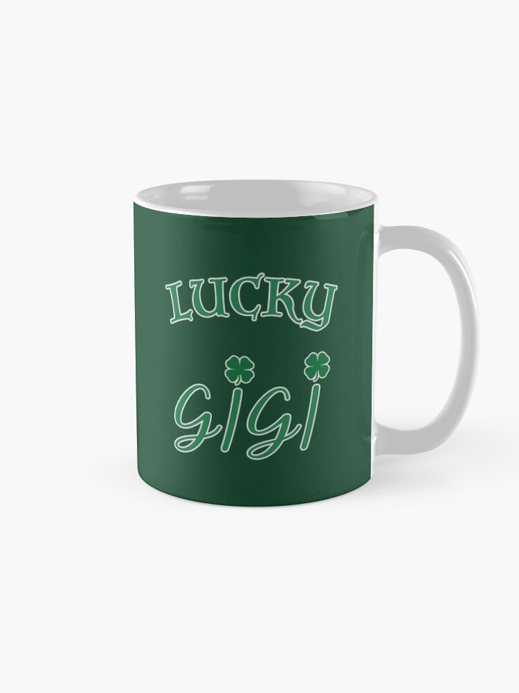 Thumbnail 5 of 6, Coffee Mug, Lucky Gigi St Patrick Day Grandma Shamrock gift. designed and sold by maxxexchange.