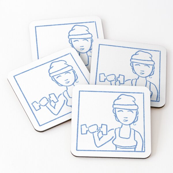 Item preview,  Fitness - Write your own caption comic illustration designed and sold by Designwebjae.