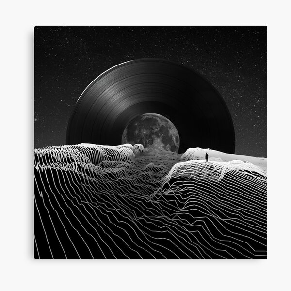 Spin the black circle Canvas Print