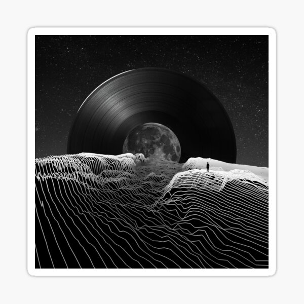 Spin the black circle Sticker