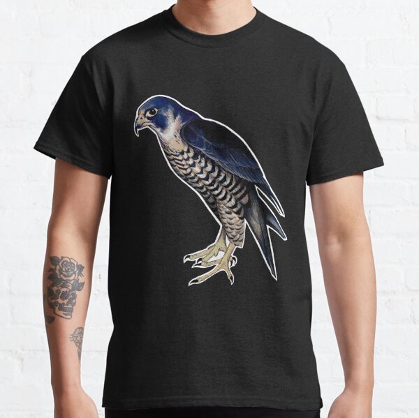 Eagle 100% cotton Mens Shirt Swooping Bird of Pray Tribal design falcon T- Shirt