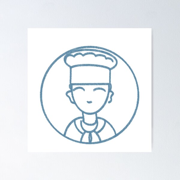 Item preview,  Chef - Write your own caption comic illustration designed and sold by Designwebjae.