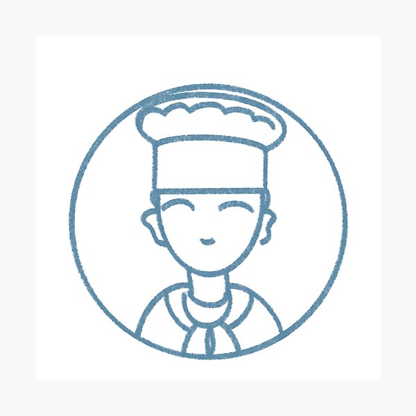 Item preview,  Chef - Write your own caption comic illustration designed and sold by Designwebjae.