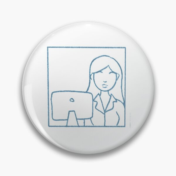 Item preview, Woman on Computer - Write your own caption comic illustration  designed and sold by Designwebjae.
