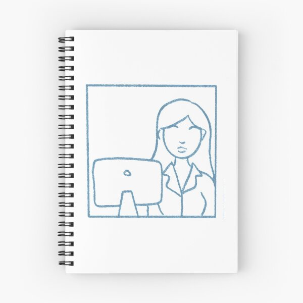Item preview, Woman on Computer - Write your own caption comic illustration  designed and sold by Designwebjae.