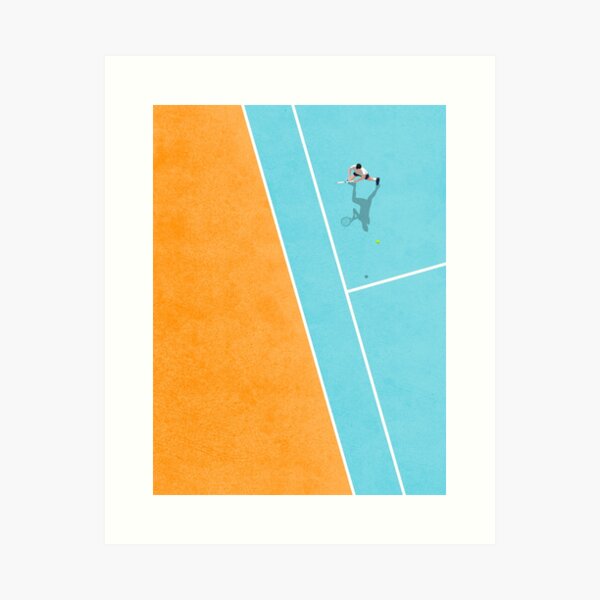 Item preview, Tennis Court Colors  designed and sold by The-Drone-Man.