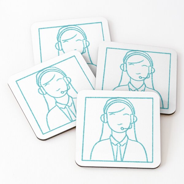 Item preview, Call Center - Write your own caption comic illustration  designed and sold by Designwebjae.