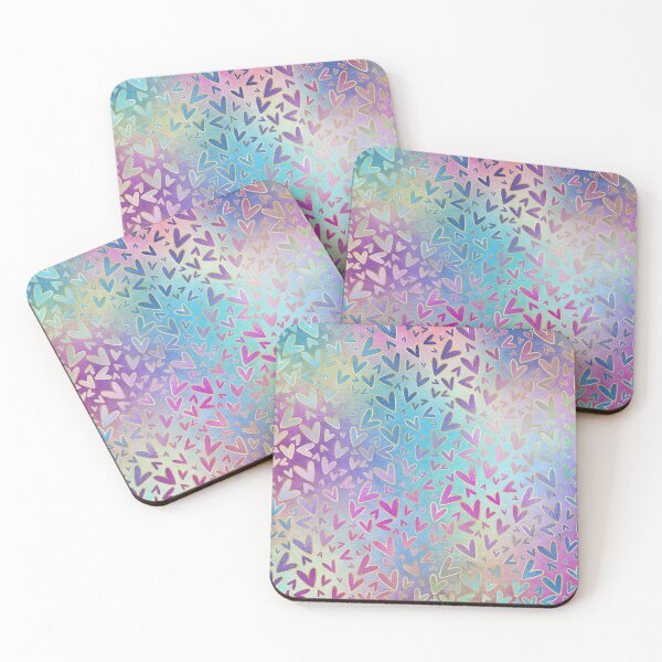 Item preview, Ombre Hearts Print designed and sold by 8118420I.