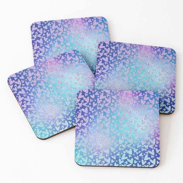 Item preview, Ombre Hearts Print designed and sold by 8118420I.