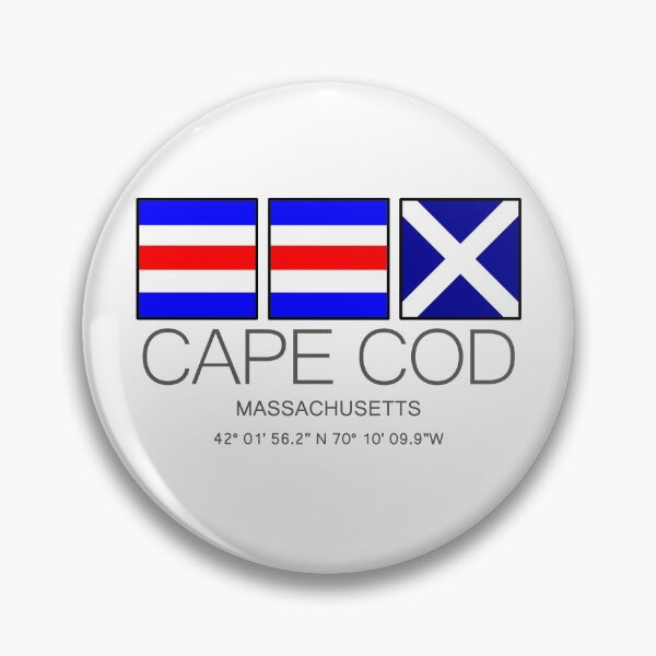 Item preview, CAPE COD, Massachusetts Nautical Flag Art designed and sold by DESTINATIONS DECAL.