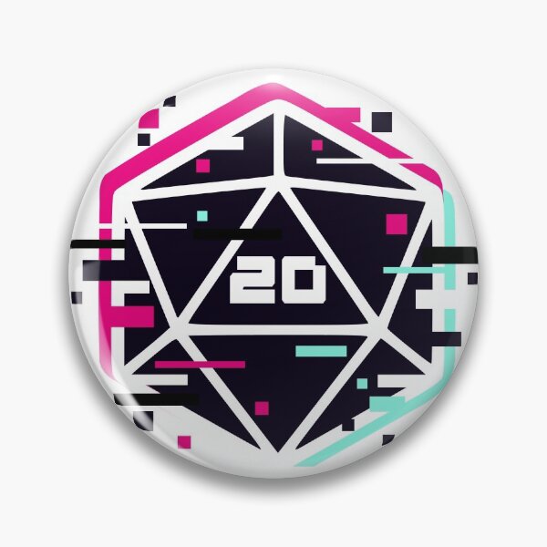 Item preview, Glitch Dice D20 designed and sold by artlahdesigns.