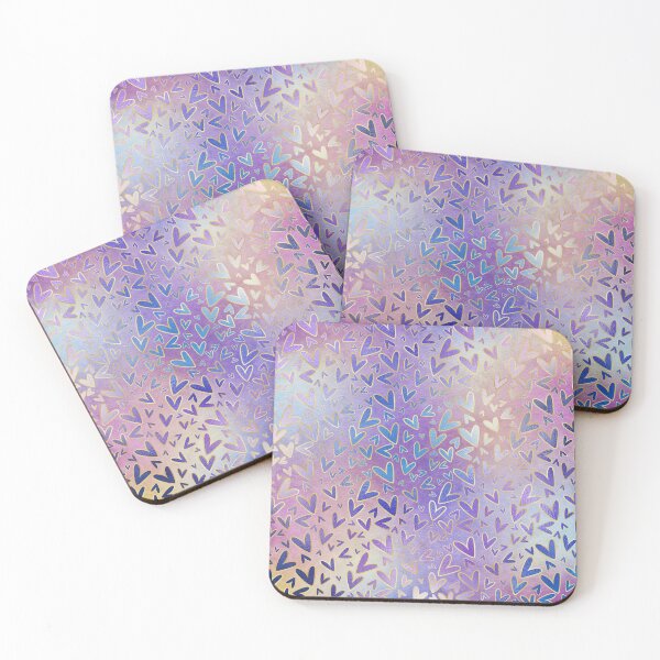 Item preview, Ombre Hearts Print designed and sold by 8118420I.